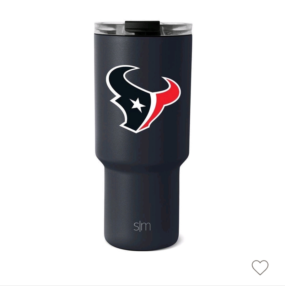 NFL Houston Texans Simple Modern Trek Portable Tumbler 30 Oz. New With Papers